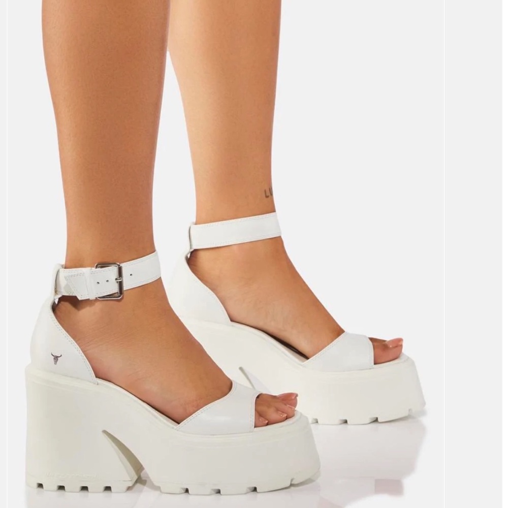 Windsor SmithFlaws White Leather Sandals